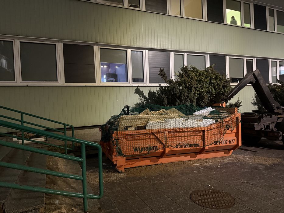 Wynajem kontenera na gruz smieci odpady