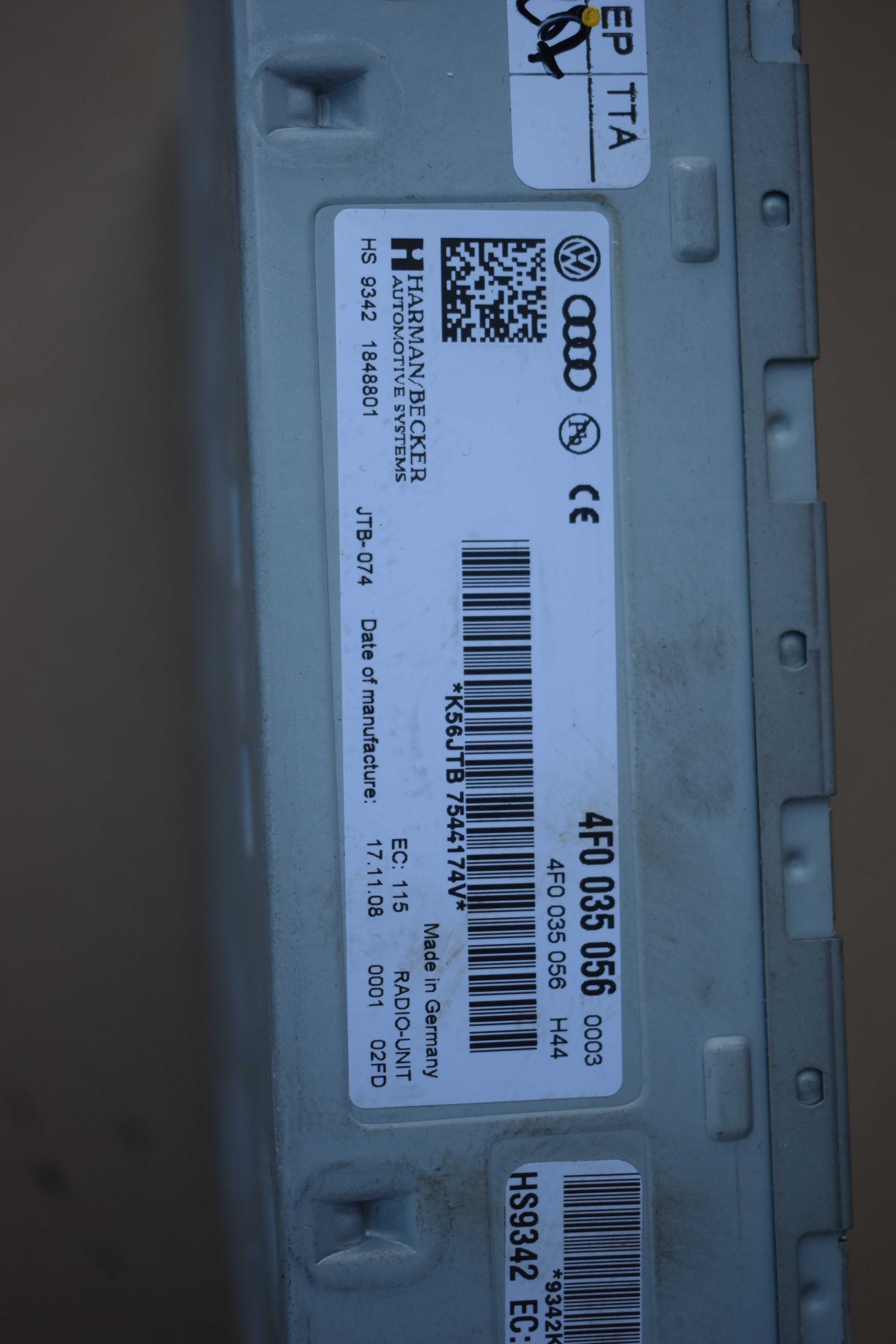 Moduł tuner radia Audi A6 C6 Lift 10R. 4F0.035056B
