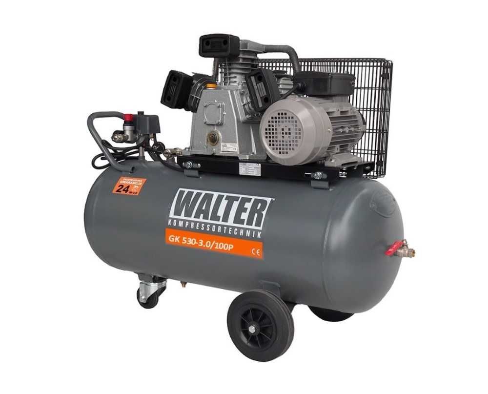 Sprężarka WALTER GK 530/100 10BAR zbiornik 100L 400V 2 lata gwarancji