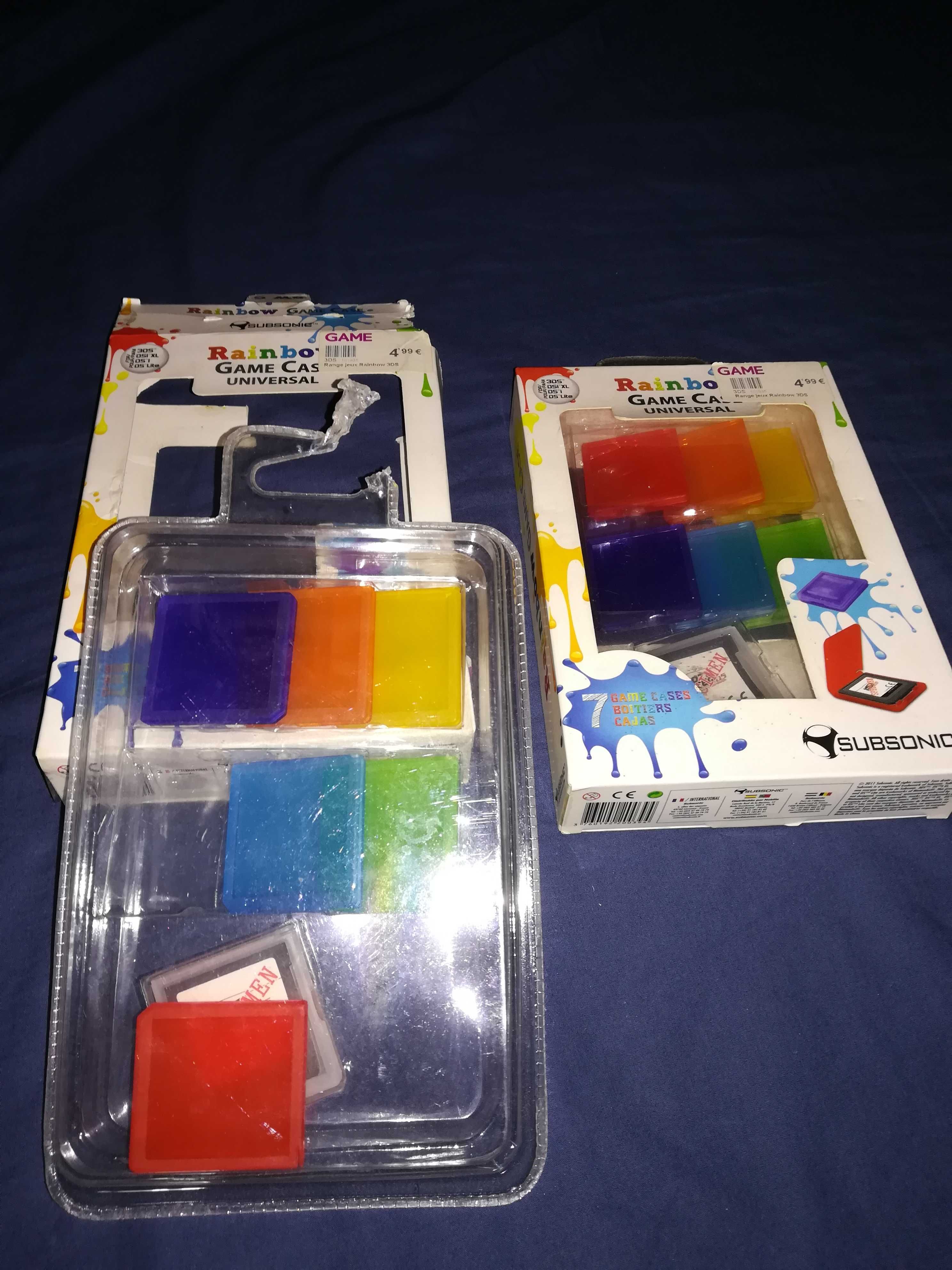caixinhas de cartuchos Nintendo DS e 3DS