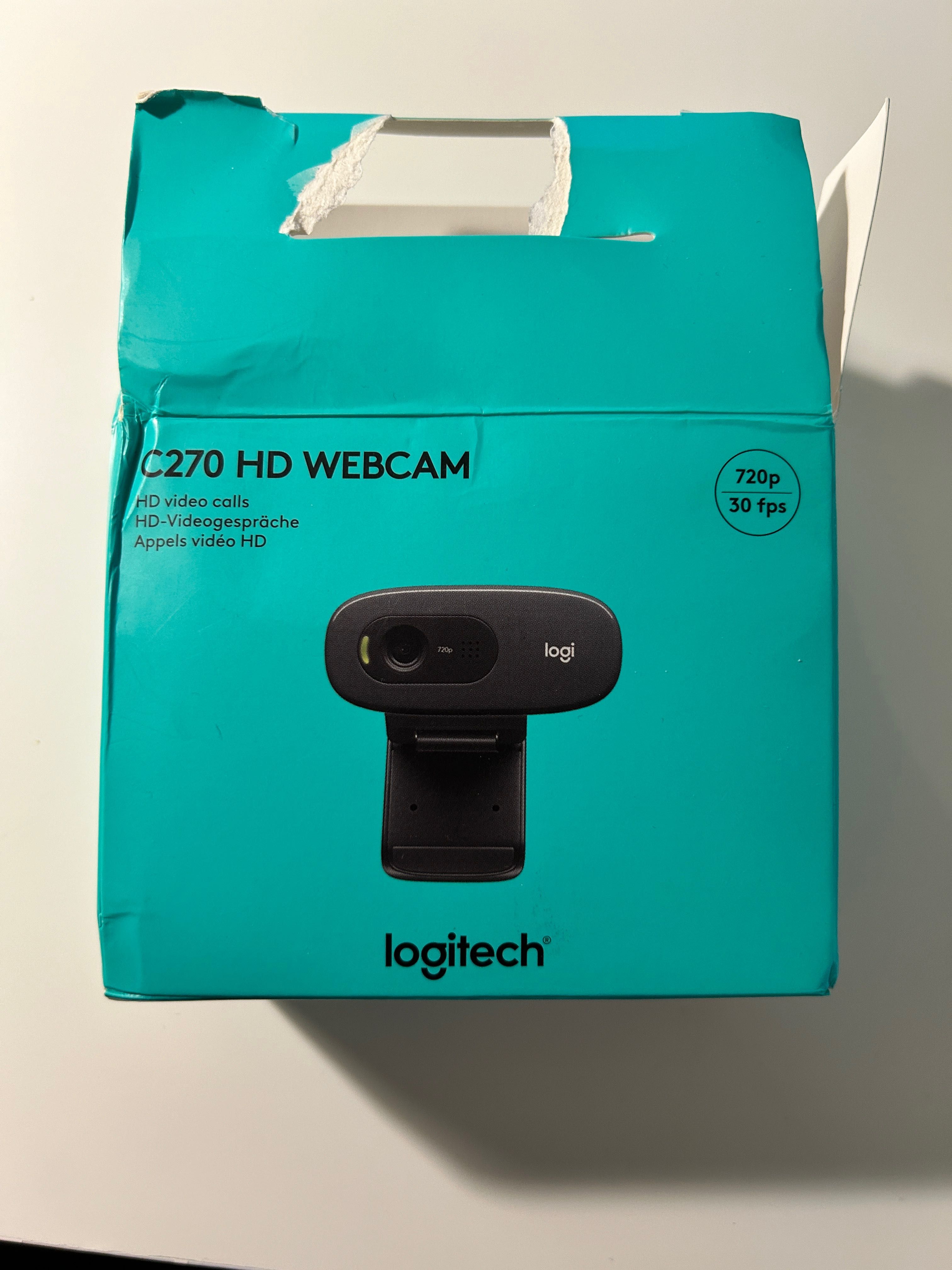 Logitech C270 Hd Webcam Nieużywane