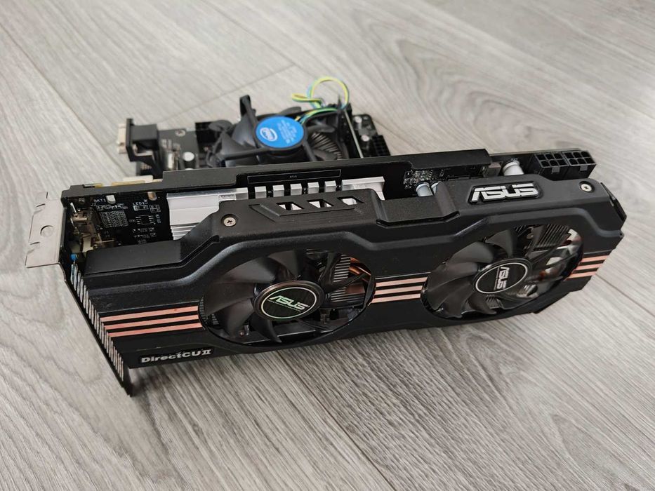 ASRock H410M + Pentium Gold G6400 + 4Gb + Asus GTX 560 Ti + SSD 240 Gb