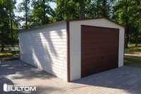 Garaż 4x5 5x4 blaszany akrylowy drewnopodobny