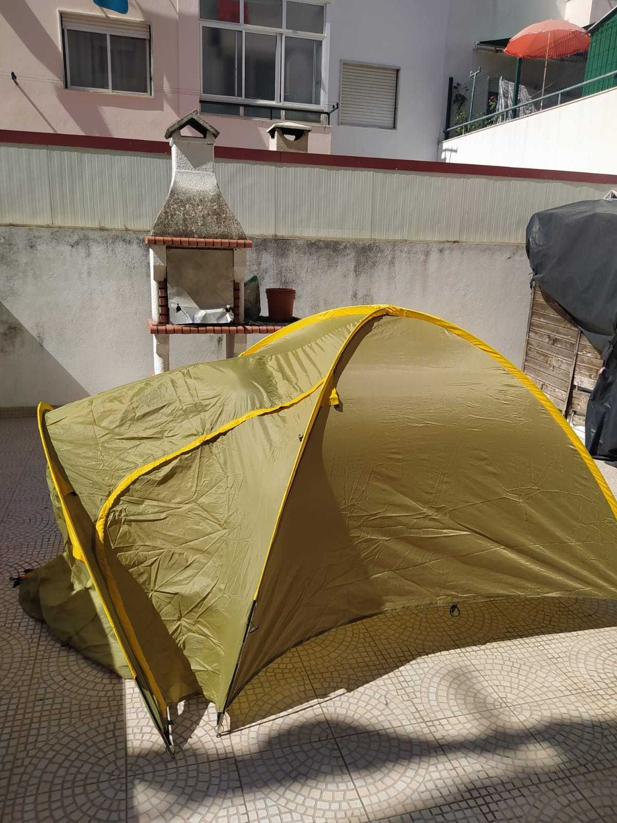 Tenda 2 XL + colchão insuflável