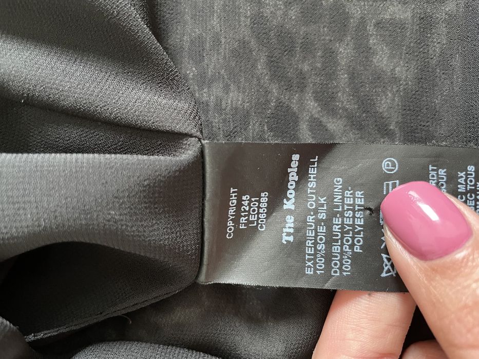 Jedwabna sukienka The Kooples