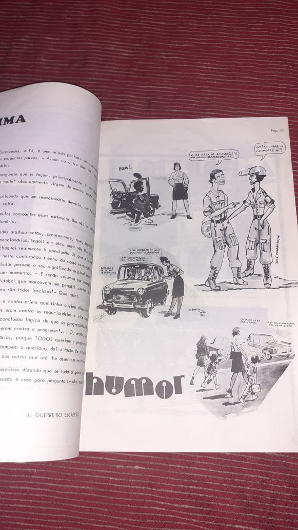 Revista Acção 1976 PSP forças de intervenção polícia raro