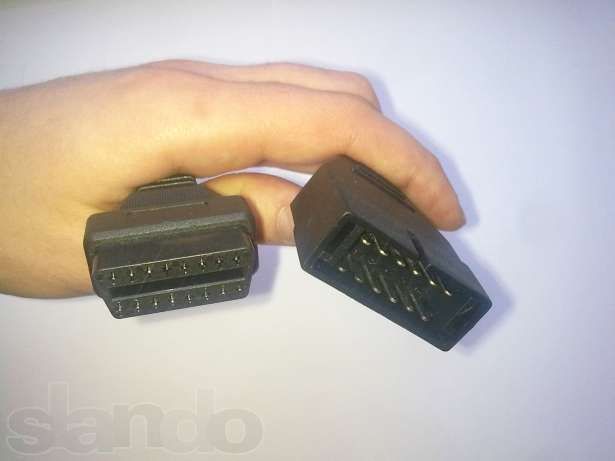 Переходник GM12 12pin (OBD1) на OBD2 16pin (ВАЗ, Daewoo) ELM327 v1.5