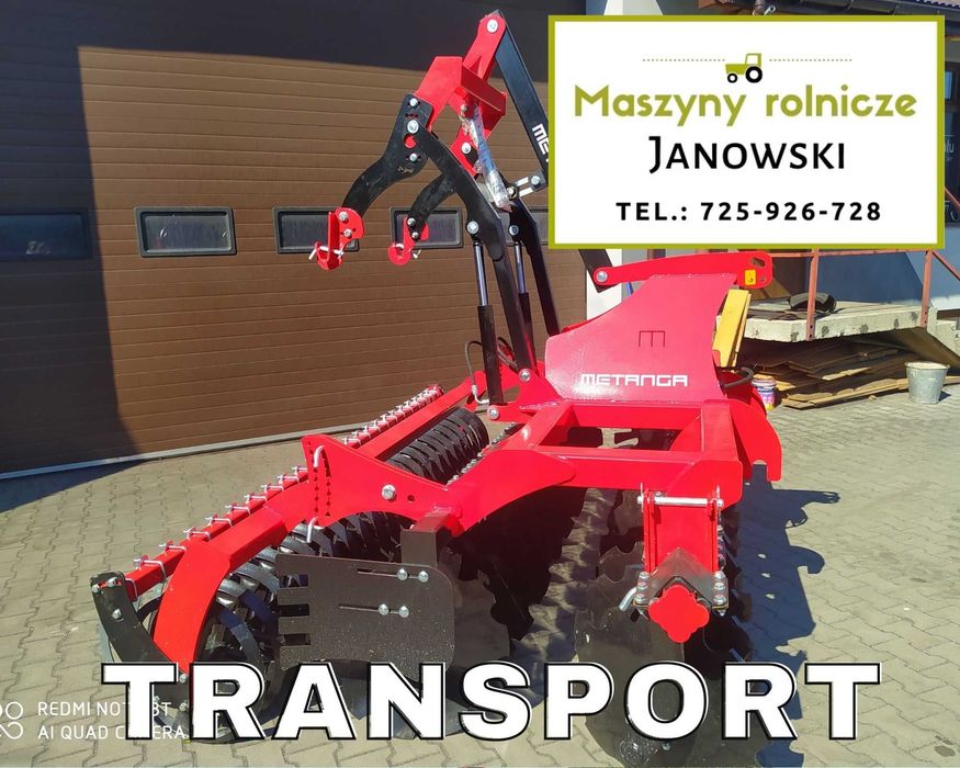 Agregat talerzowy uprawowo-siewny Metanga 2.5 m i inne! Raty! Jakość!