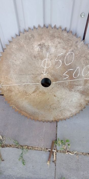 Поперечная пила дисковая діаметр 500мм отверстие 50мм товщина 3мм