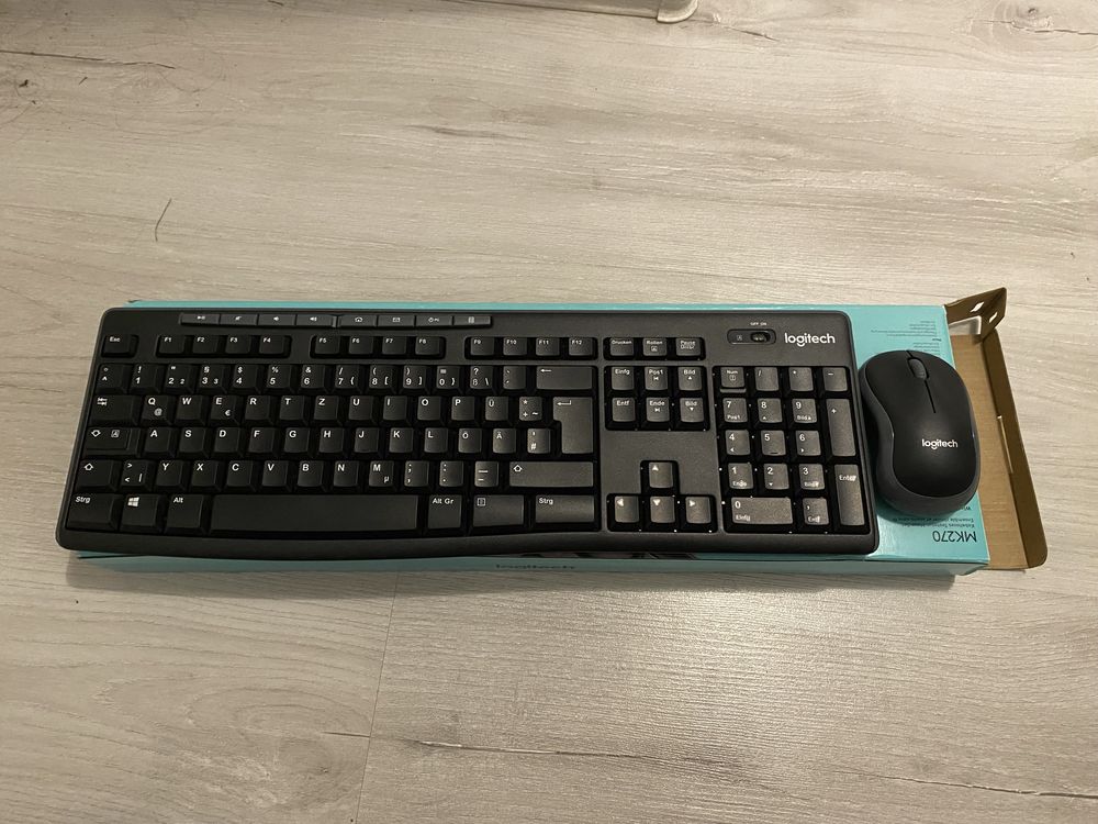 Logitech mk270 (клавіатура + мишка безпровідні)