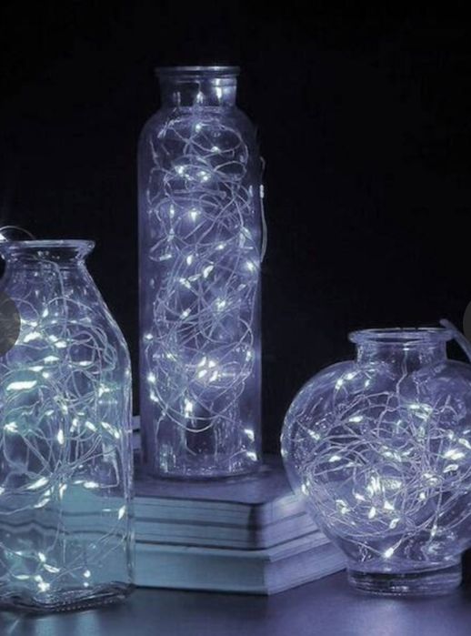 Lampki, girlandy świąteczne wewnętrzne, zewnętrzne, pilot, tryby