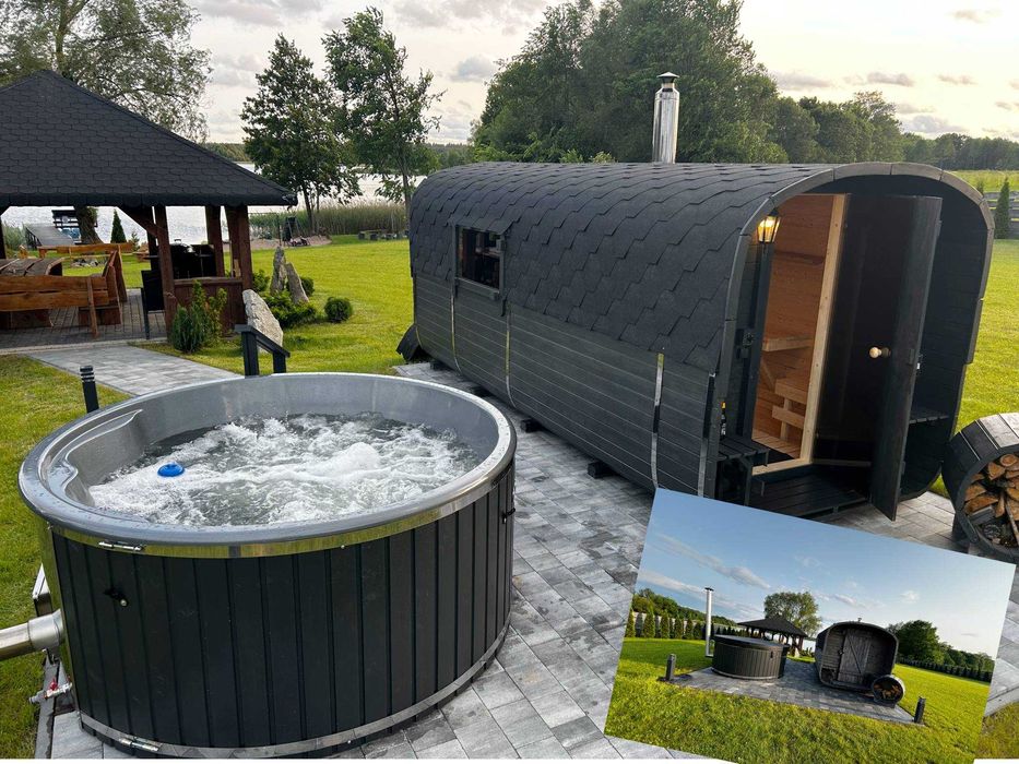 Domek Mazury Sauna Jezioro Prywatna Plaża Altana Grill Rowerek Łódka