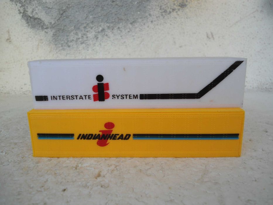 1:87 Lote de 2 contentores para pista comboio