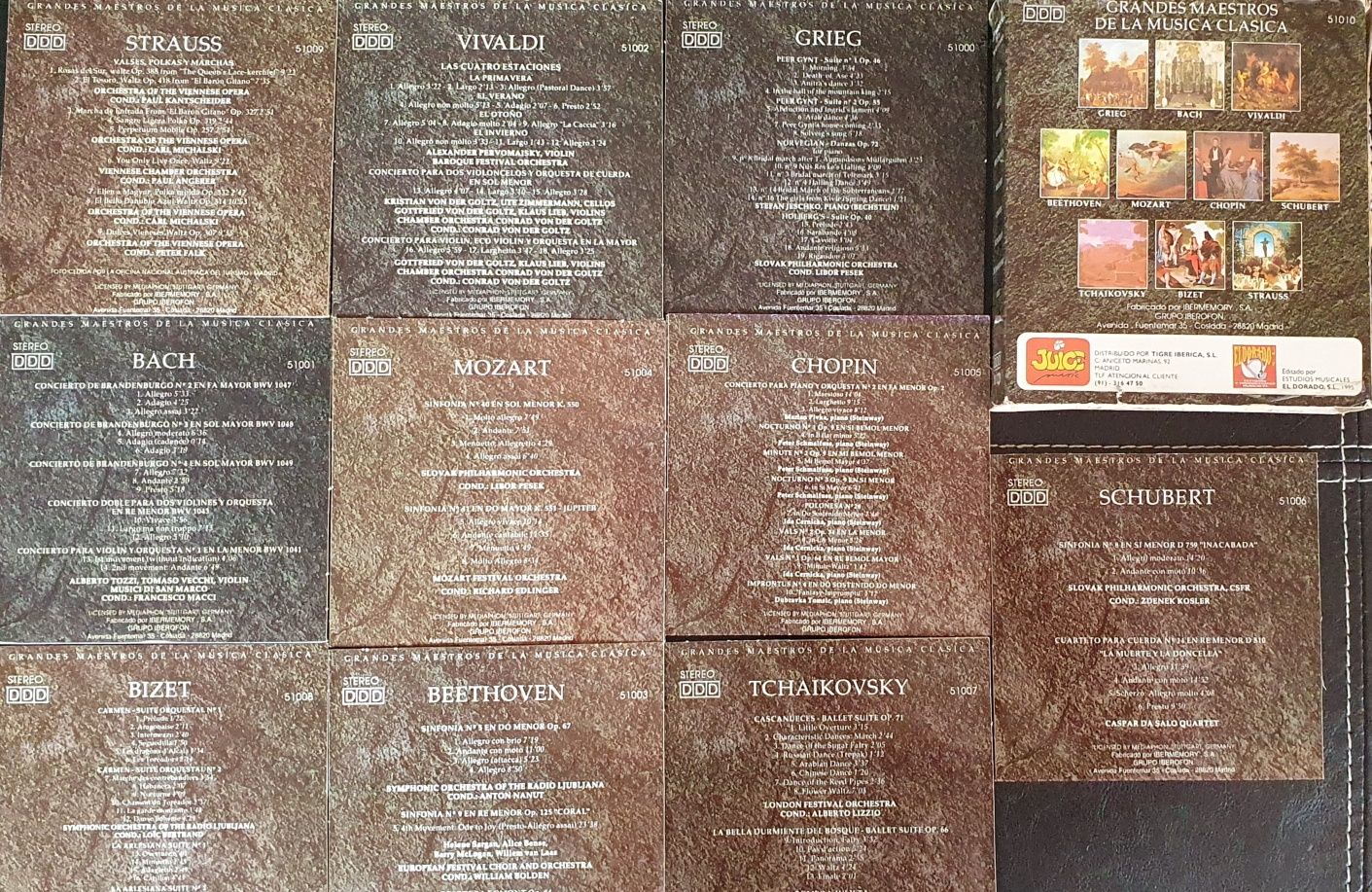 Cds de música clássica. Bach, Puccini, Schumann, Wagner, Handel etc