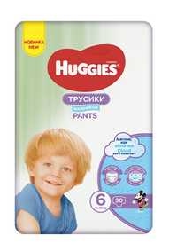 Huggies трусики мальчик 6