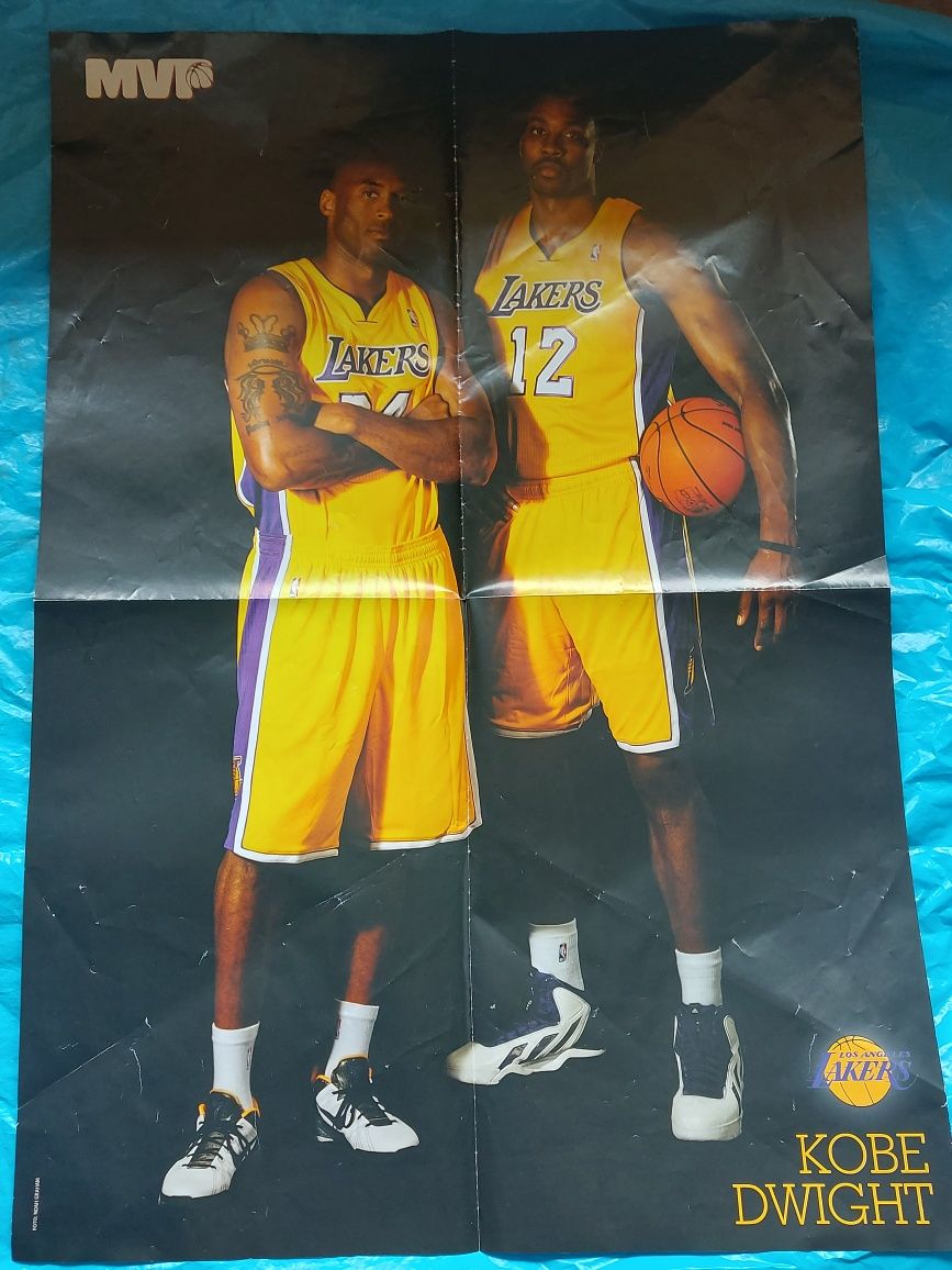 Plakat sportowy dwustronny Kobe Dwight