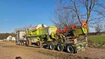 Transport kombajnów sieczkarni opryskiwaczy forwarder harvester TANIO!