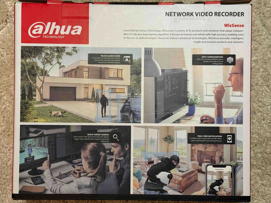 Rejestrator DAHUA IP NVR4216-EI 16 kanałów IP WIZSENSE 16Mpix  4K