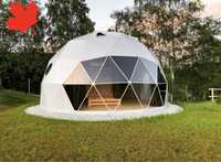 Namiot kopułowy, Kanadyjski wersja ZIMOWA, glamping,  6 m,  caloroczny