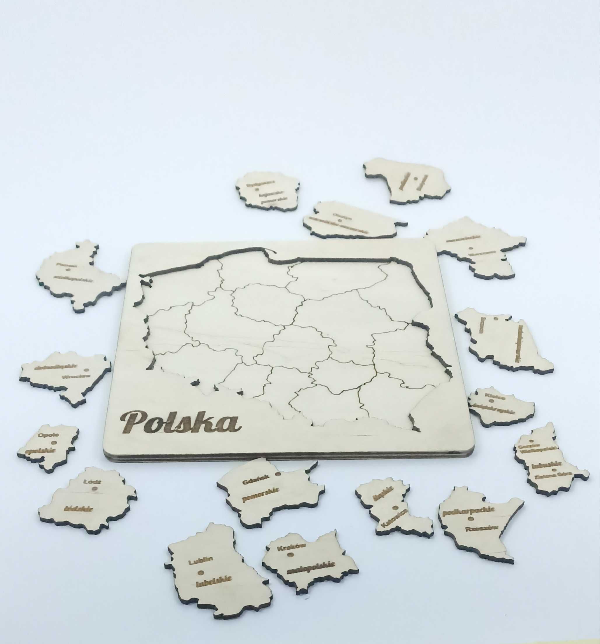 Układanka mapa Polski