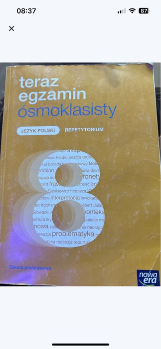 Teraz egzamin ósmoklasisty