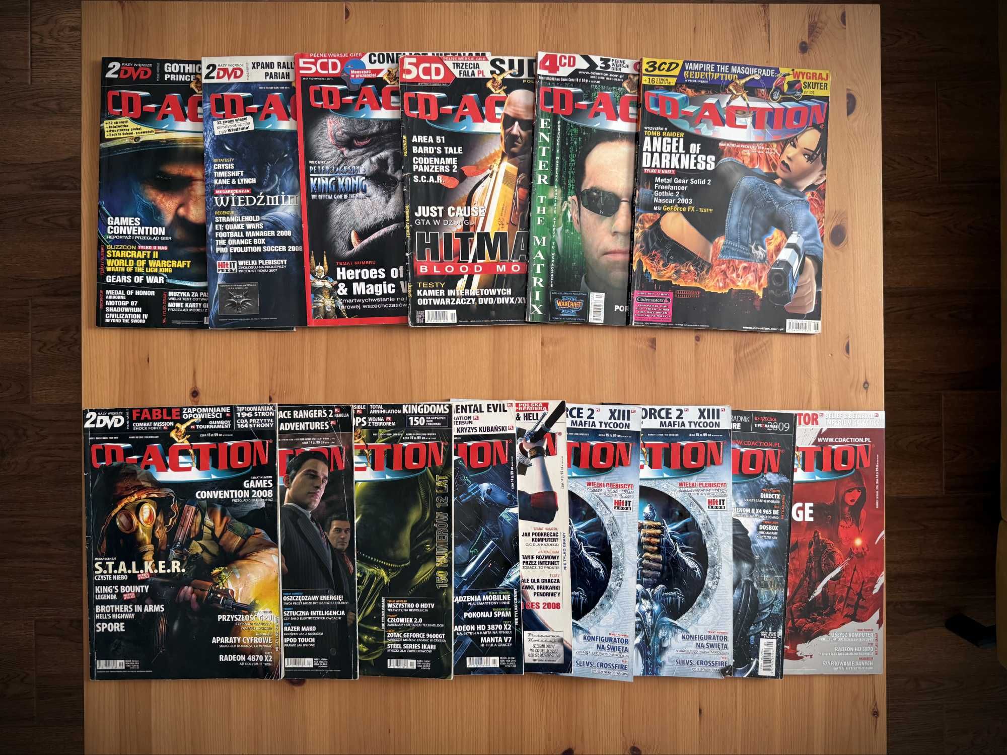 CD-Action od 2003 do 2009 (15 egzemplarzy)