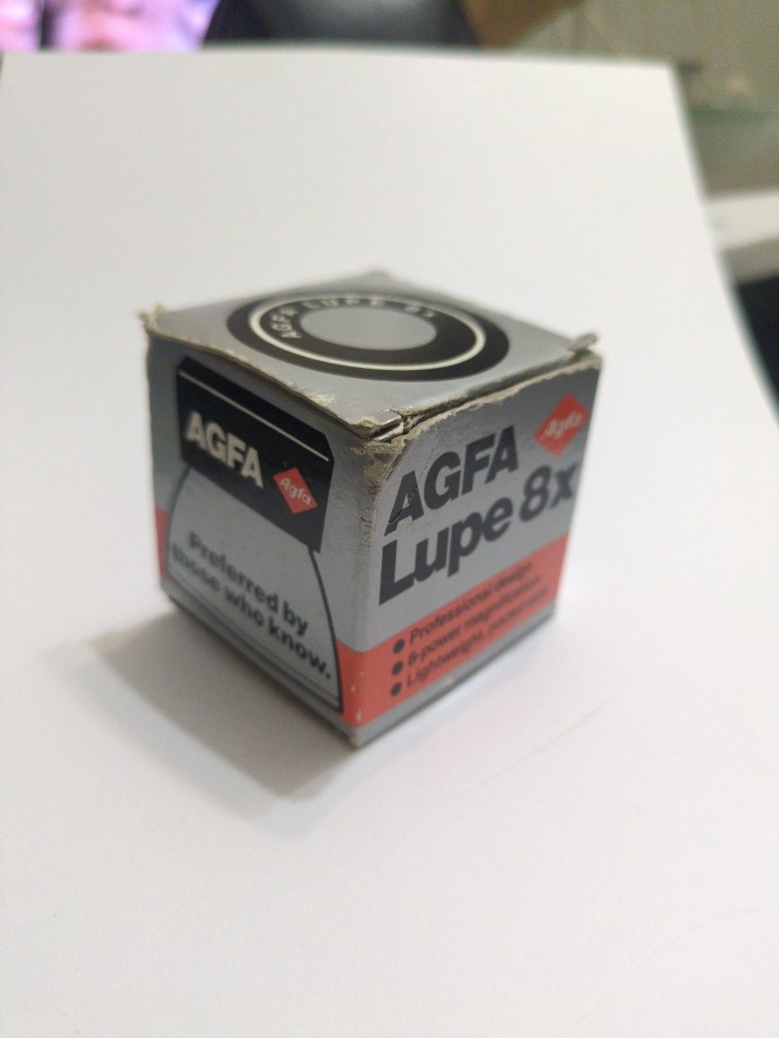 AGFA Loupe 8x , Lupe Loupe, Stand Magnifier, MADE IN GERMANY