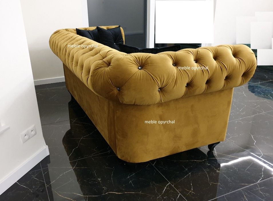 PRODUCENT Piekna sofa chesterfield glamour funkcja spania NR.79