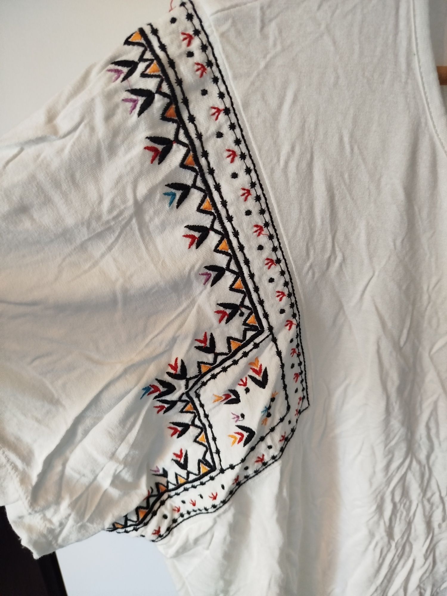 Biała bluzka Boho True style 40 42 L