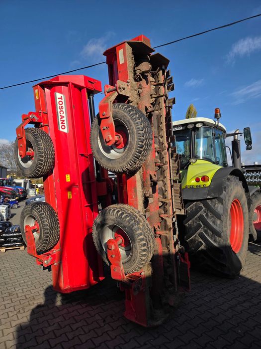 Usługa mulczowania kukurydzy, mulczer 6,4m Claas Axion 850