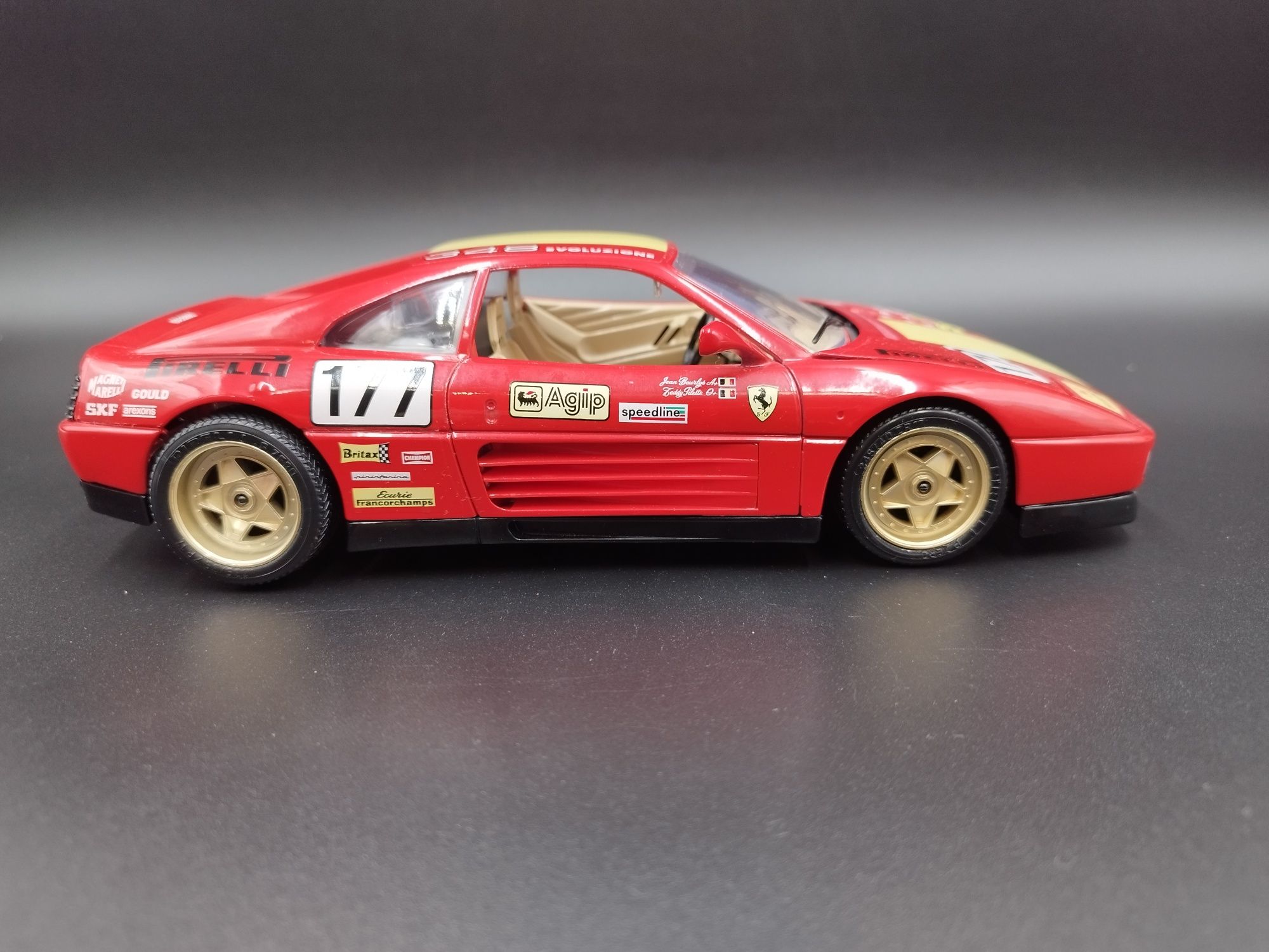 1:18 Bburago 1991 Ferrari 348tb Evoluzione #177 model używany