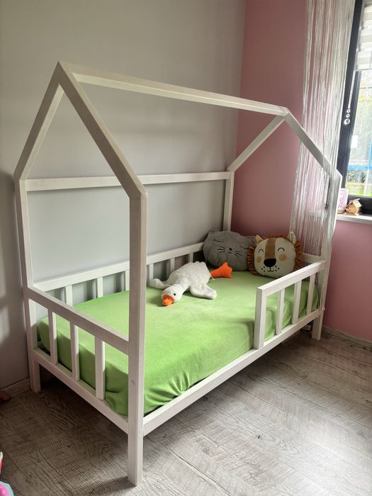 Łóżko domek drewniane 160x80
