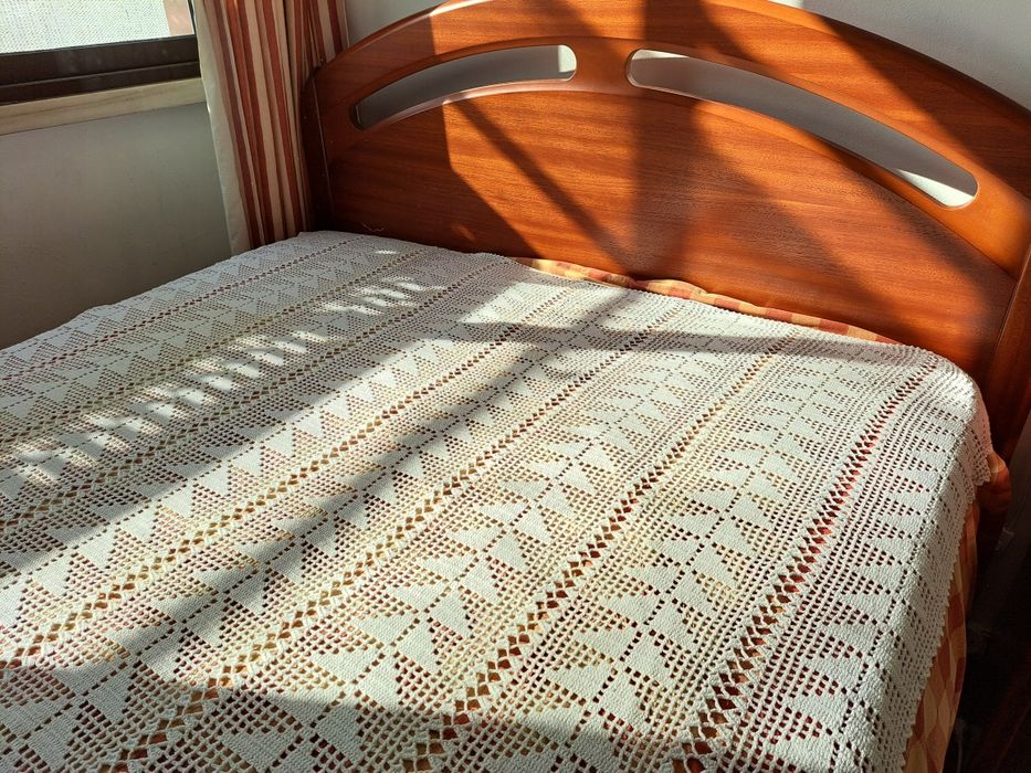Colcha de Crochê de Solteiro