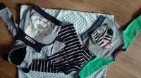 Zestaw Bluza dresowa, polar r. 80 Miki, Zebra - 3 szt. Wiosna, lato