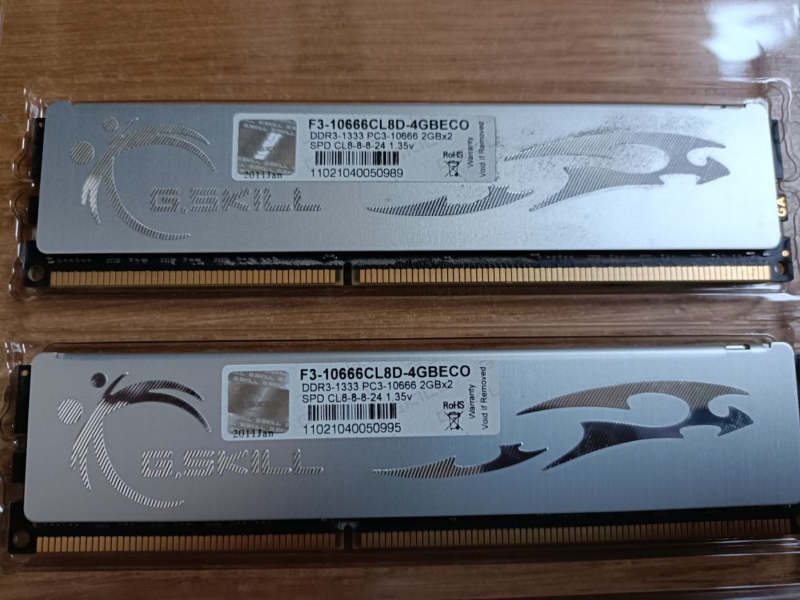 Ram 8Gb 4x2Gb DDR3-1333 PC3-10666