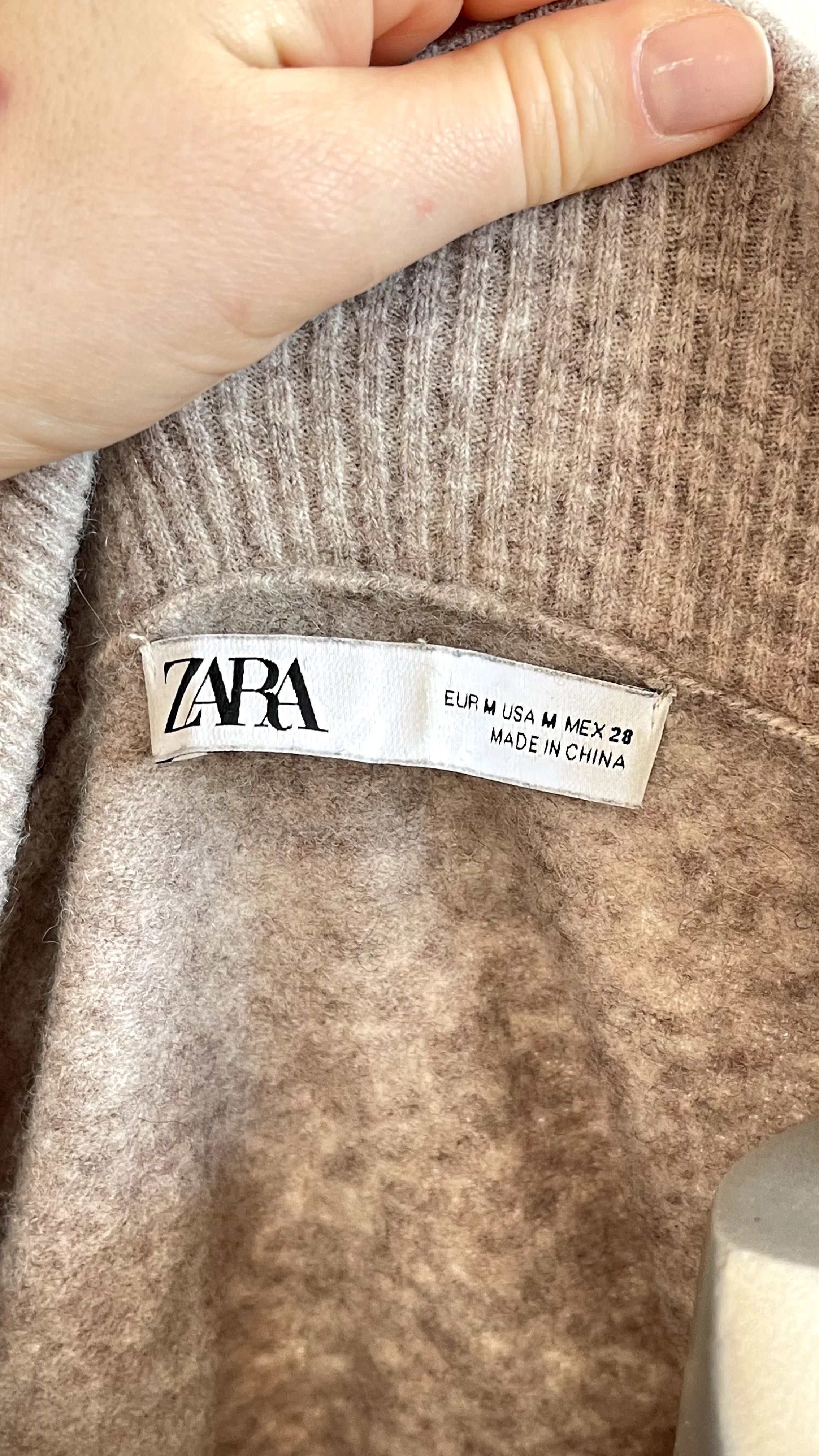 светр свитер Zara альпака