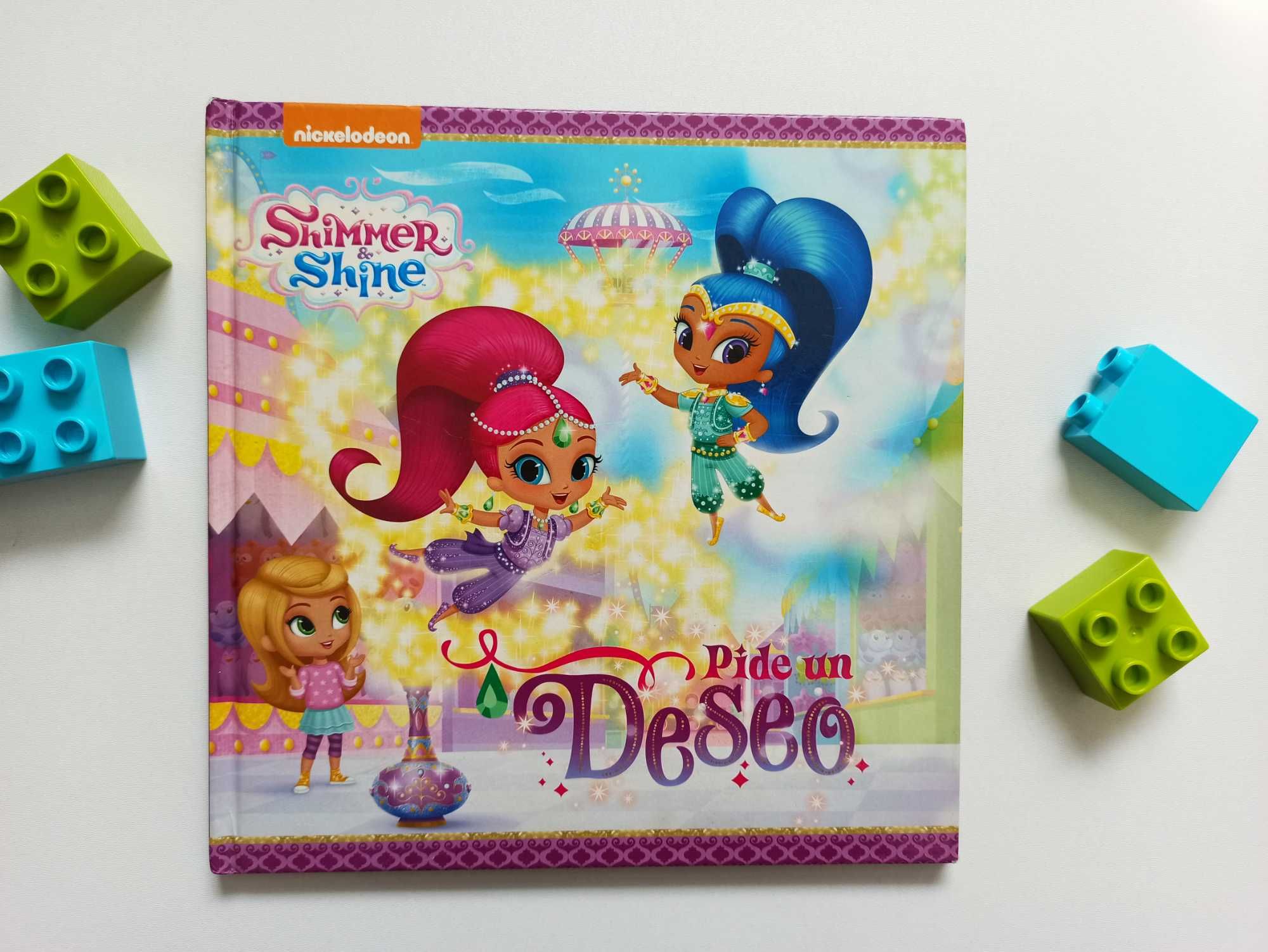 Pide un deseo - Shimmer & Shine - książeczka po hiszpańsku