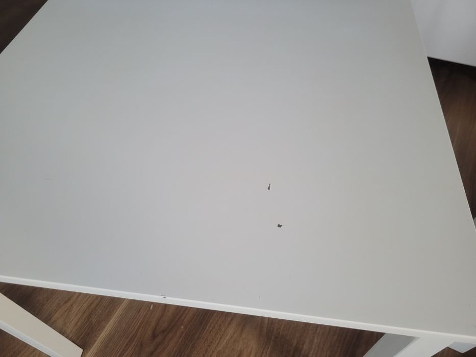Biały stolik i krzesełka KRITTER IKEA