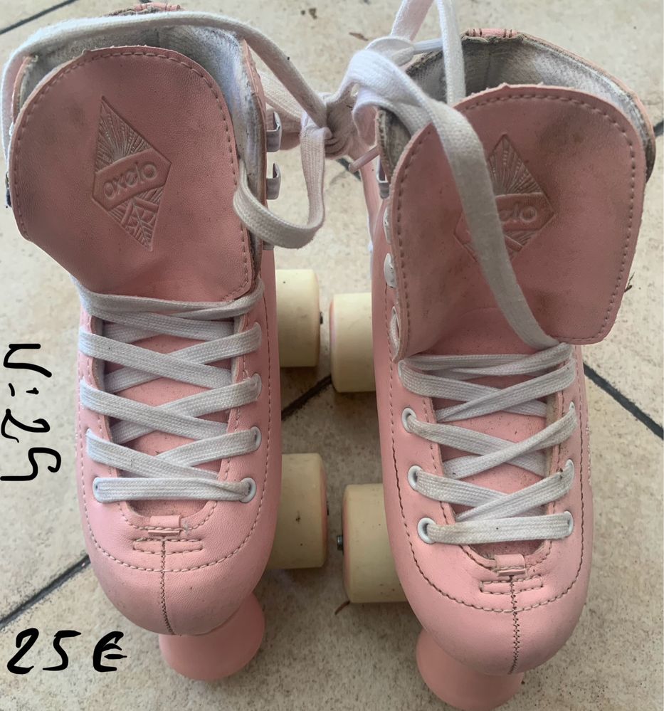 Patins para iniciacao a patinagem