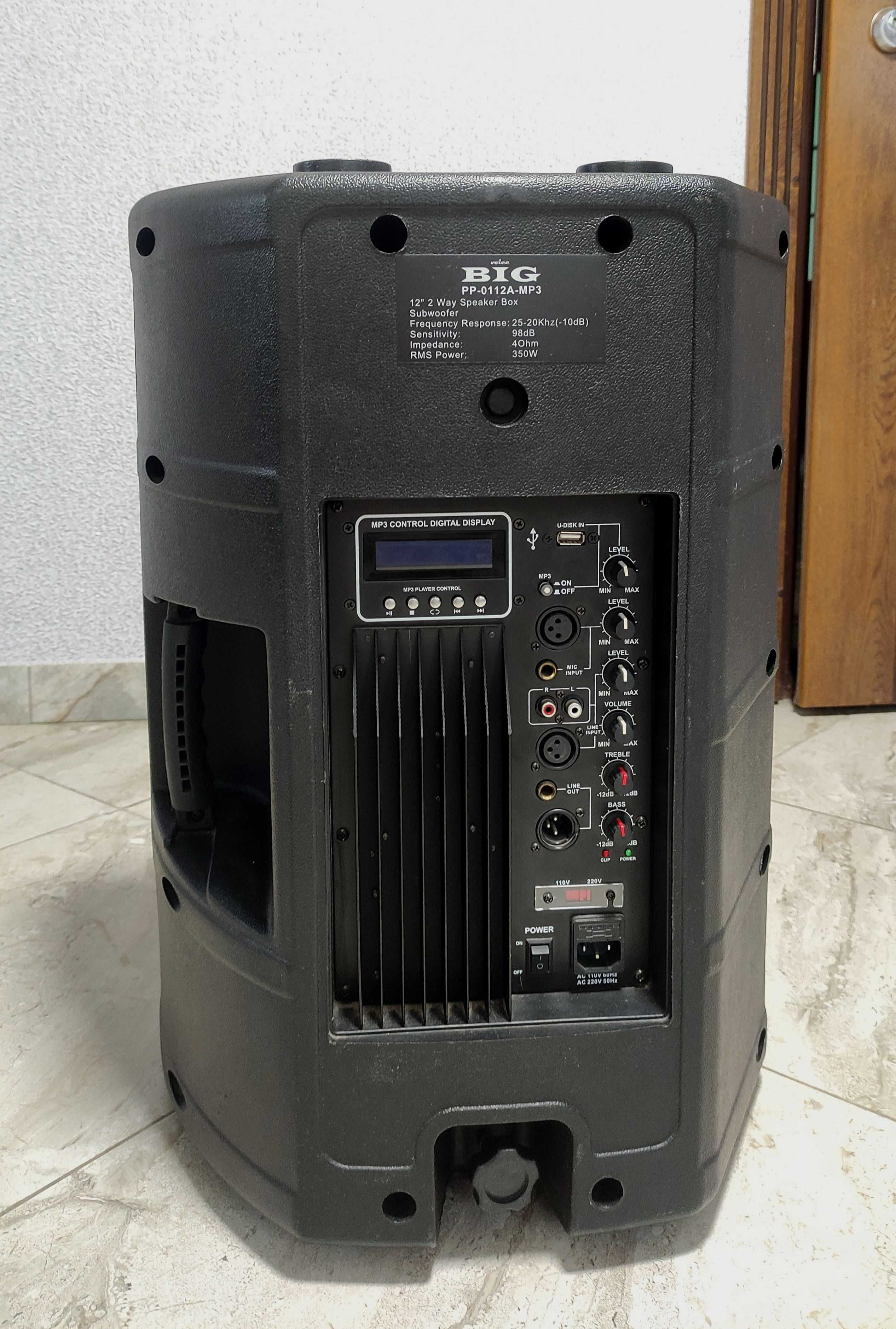 Активна акустична система BIG PP0112A + MP3\350w