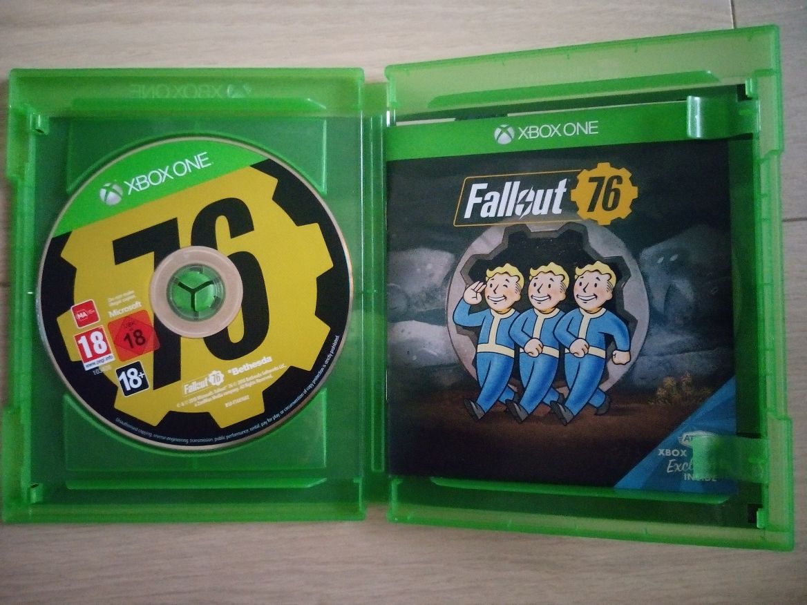 Fallout 76 na konsolę Xbox One, wersja PL, pudełkowa, jak NOWA (C)