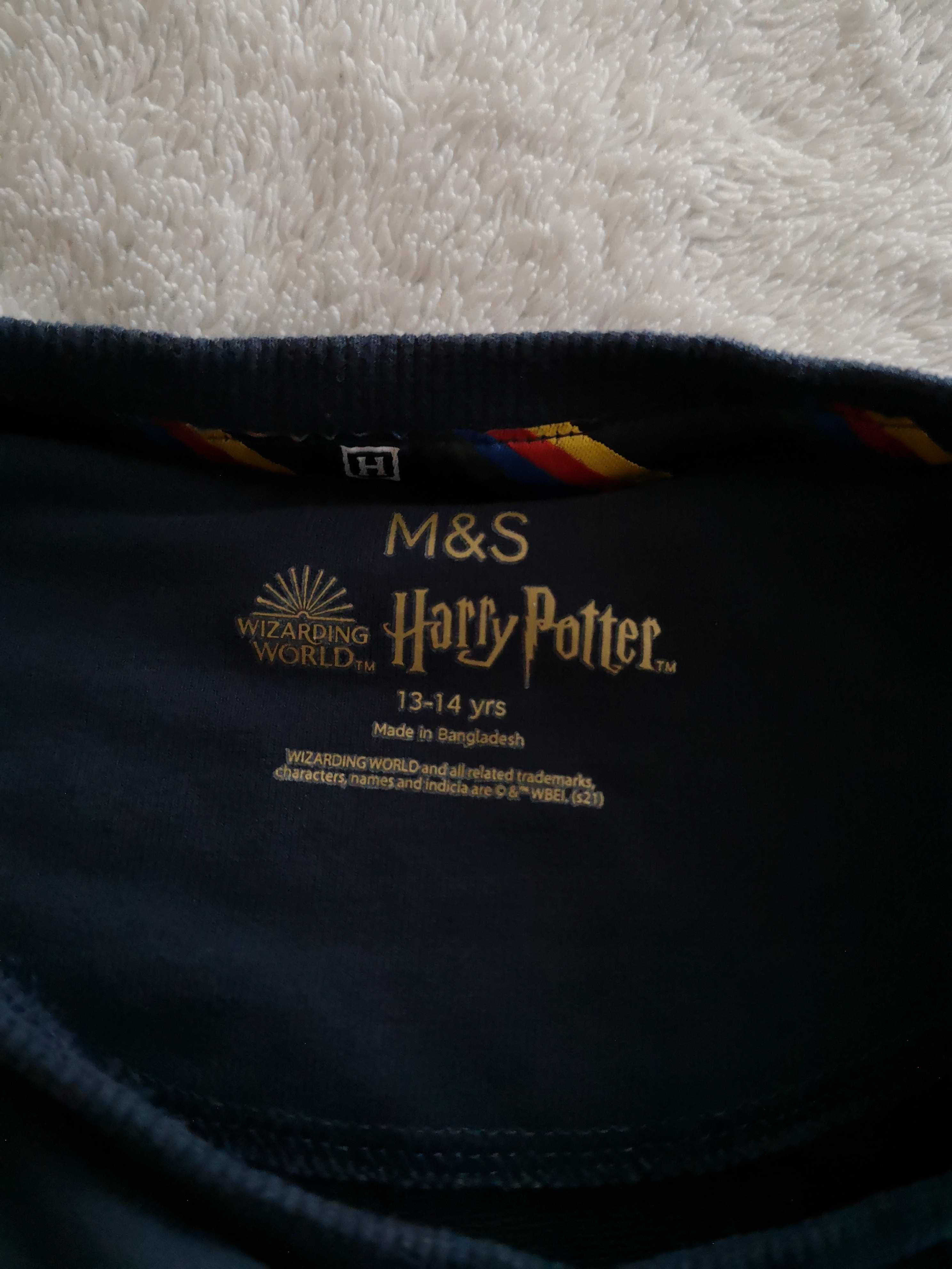 Granatowa bluza M&S 158 - 164 Hogwarts Hogwart Harry Potter jak nowa