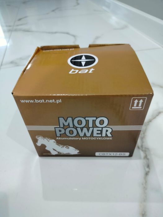 Nowy Akumulator motocyklowy CBTX12-BS 12V10Ah