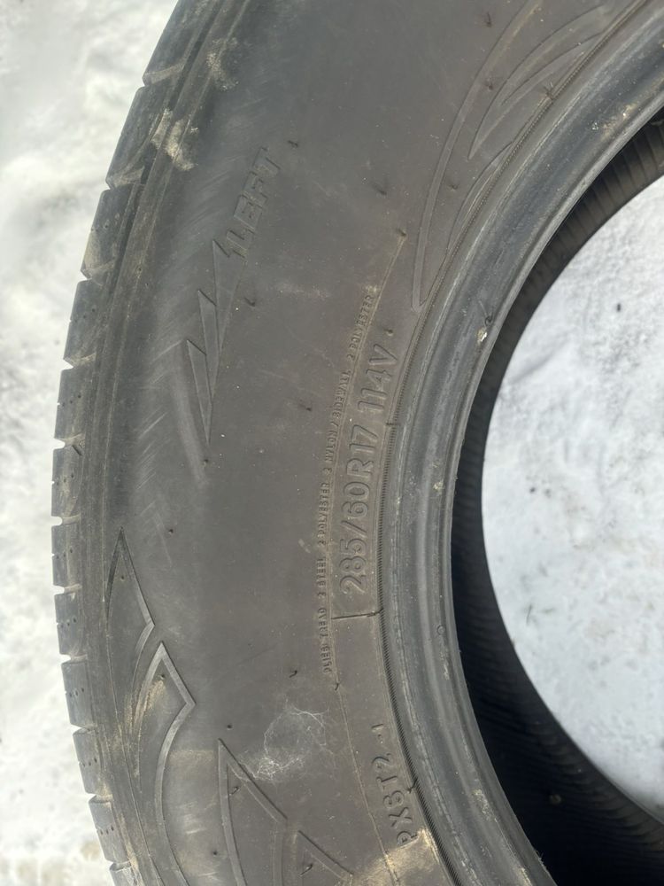 Продам шины Toyo 285/60r17