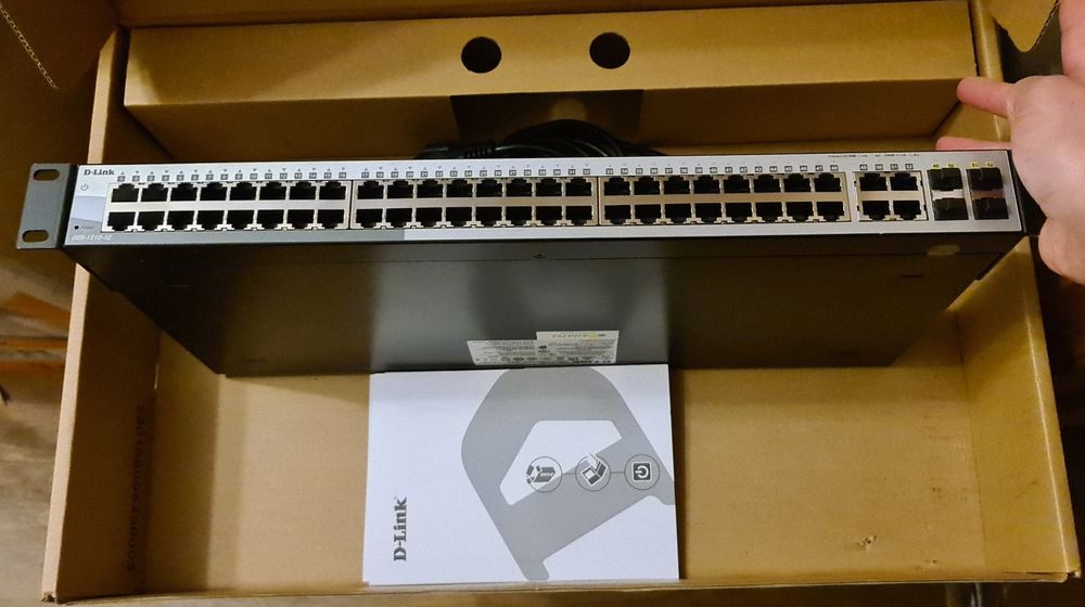 Комутатор D-Link DGS-1210-52 48-Port Gigabit Smart, 4SFP