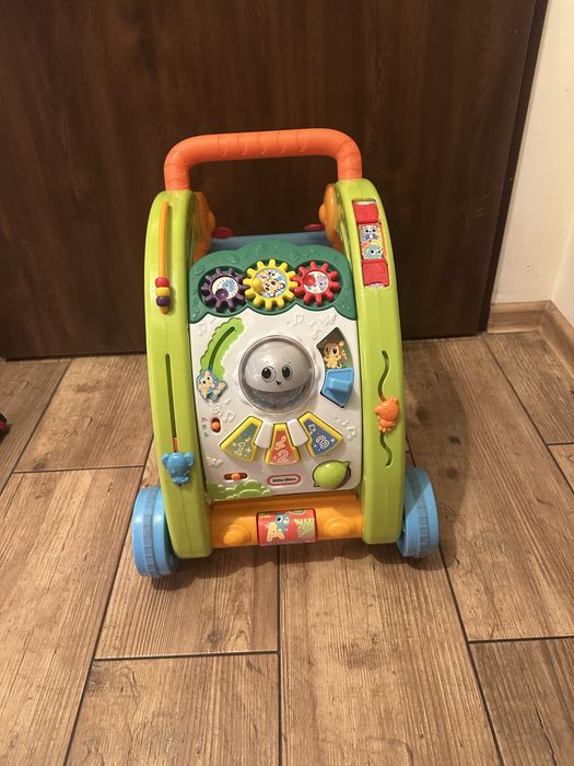 Pchacz chodzik stolik aktywnosci interaktywny 3w1 Little Tikes