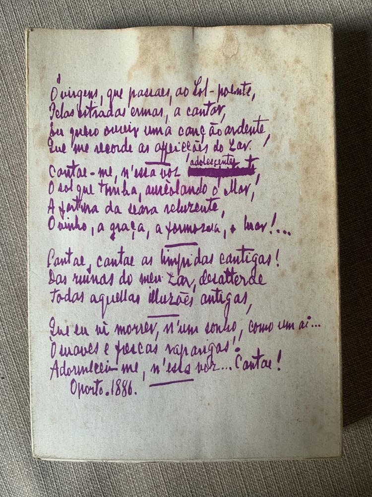 “Só” - de António Nobre