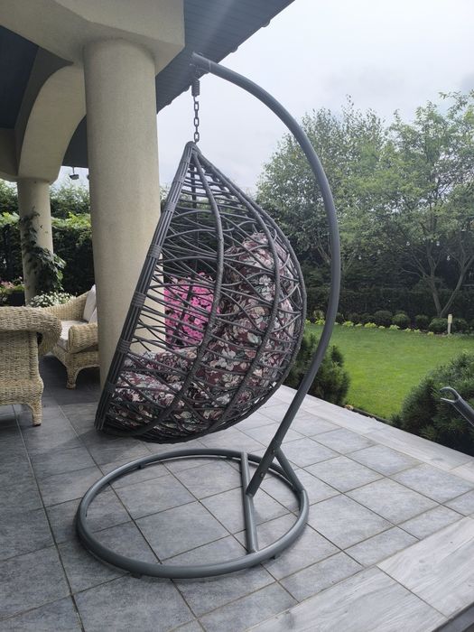 Fotel wiszący bujany tarasowo-ogrodowy+ Pokrowiec !