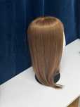 Topper ciemny blond 45-50cm proste włosy naturalne