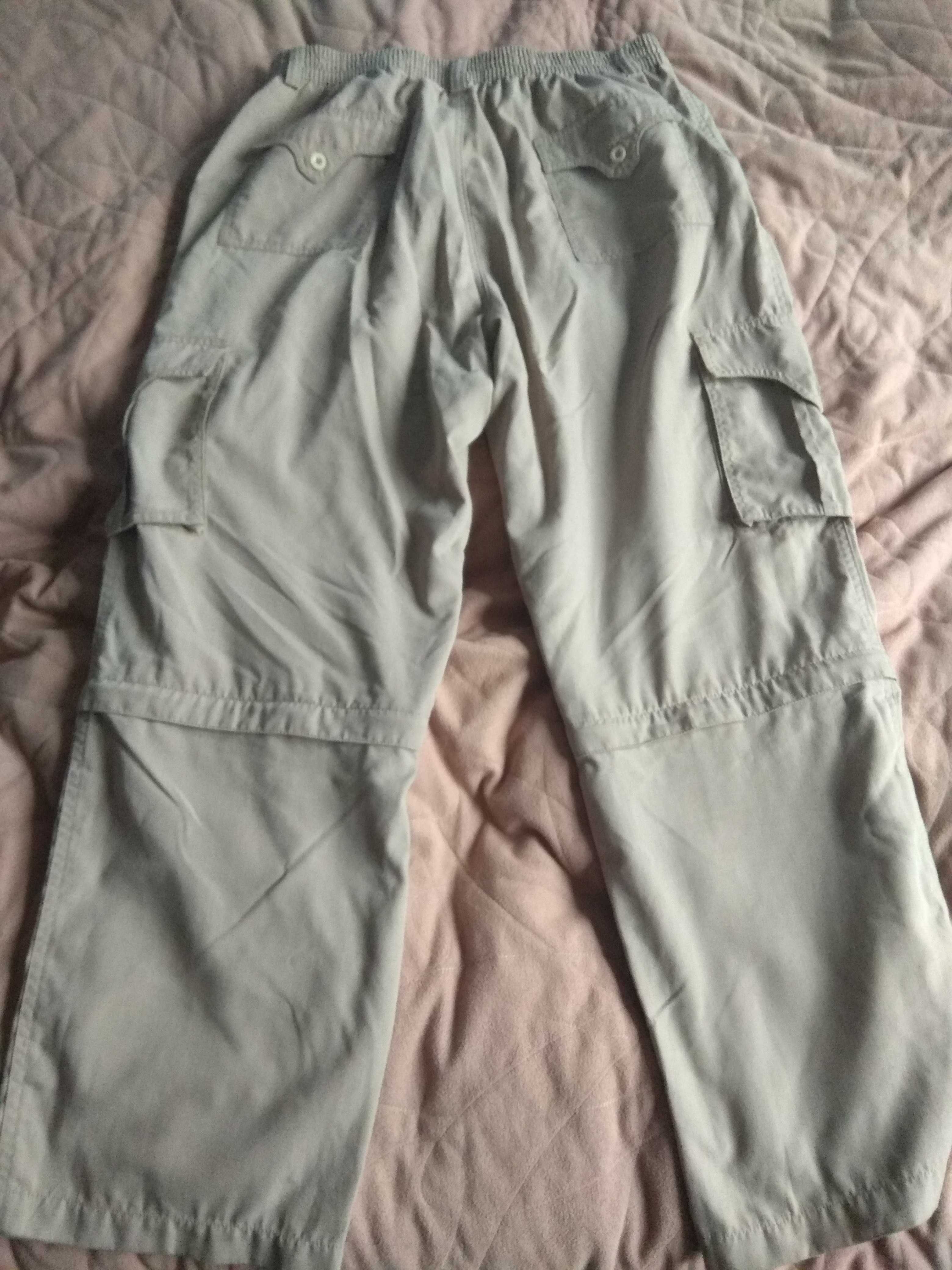 spodnie męskie, odpinane nogawki